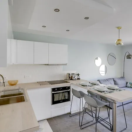 Le Galet, De Standing, Hyper Centre, Parking Prive, A 100 M De La شقة أنتيب